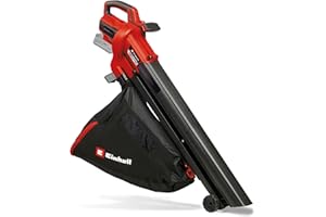 ‎EINHELL Einhell Akku-Laubsauger VENTURRO 18/210 Power X-Change (Li-Ion, 18 V, Saugleistung 500 m³/h, Fangsack 45 L, Blasfunktion bis 210 km/h, ohne Akku & Ladegerät)