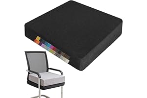 Holomaalahi Cojines Planos para Exterior de 45 x 45 x 5 cm. Cojines para sillas de Exterior e Interior, Espuma de Alta Densidad, Antideslizantes, Funda Lavable. Ideales para Patio, Comedo