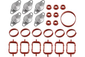 ANBOO 6 x 22 mm Kit di rimozione valvole di aspirazione guarnizione collettore aspirazione 11612245439 per E87 E46 E90 E91 E92 E93 E39 E60 E83 E53