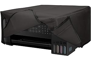 kwmobile Housse Compatible avec Epson EcoTank ET-4800 / EcoTank ET-4810 - Housse de Protection pour imprimante - Gris foncé