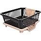Cutting EDGE Durable Plastic Kitchen Sink Large Dish Rack Drainer Drying Rack Washing Basket with Tray for Kitchen, Dish…