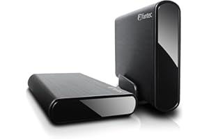 Fantec DB-ALU31A - Carcasa para Disco Duro Externo (para Instalar Discos Duros SATA I/II/III de 3,5" y 2,5" y Discos Duros SSD) con Conexión USB 3.1 Tipo C a Tipo A, SuperSpeed+ 10 G, Color Negro.