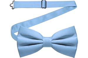 MAIANY Pajaritas Hombre, Pajarita Jóvenes de Color Solido Clásico Ajustable, Bow Tie Elegante con Gancho con Nudo, pajarita hombre originales Regalo de Hombre para Business Fiesta