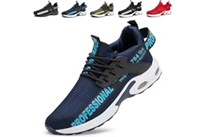 TBNOI Sicherheitsschuhe Herren Leicht Arbeitsschuhe Stahlkappe Damen Sportlich Stahlkappenschuhe rutschfest