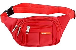 LEUUD Sac Banane Femme Homme, Sacoche Banane Etanche Unisexe avec 3 Poches Sac de Randonnée à la Taille Ceinture de Course Sac Poitrine Réglable pour Voyages Randonnée Camping Cyclisme