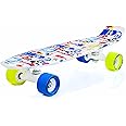 Jaspo Penny Skateboard/Casterboard/Fishboard/Cruiser Fibre Skateboard (22X5.5 inches) Suitable Upto 10 Years
