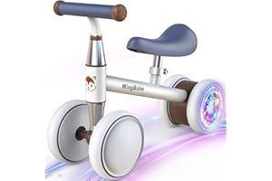 WINGBABE Baby Balance Bike for 1-2 Years Old Boys Girls,Toddler Balance Bike Ride on Toys for 10-24 Months Baby with Adjustable Seat, First bike for 1-2 Year Old Gifts Max 90cm Kids