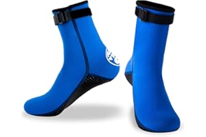 OURSUNSHINE Neoprene Socks, 3mm Water Sports Socks for Women Men, Anti-Slip Water Shoes Wetsuit Socks Thermal Socks for Diving Snorkeling Swimming Surfing Sailing