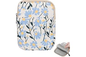 ZPLASK Kindle Sleeve Set, Premium Kindle Pouch, Waterproof Protective Cover for 6-7 Inch E-Readers with Soft Interior, Fits All Models from 2012 to 2024, Travel-Friendly Design