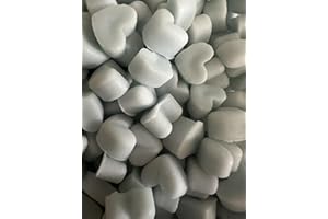 Flavia'sBoutique 30 x Heart Wax Melts Mini Soy Wax Melts High Scented Melts 100% Soy Natural Wax Melts (Snowy Splendour)