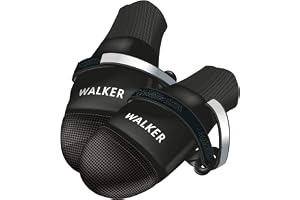 Walker Care Comfort Protective Boots for Dogs-Black XS- 1Pair (2 Boots)