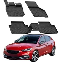 Tappetini Gomma A Nido D'Ape Per Cupra Formentor E Seat Leon E-Hybrid (dal 2020) - Set 4 Pezzi Antiscivolo