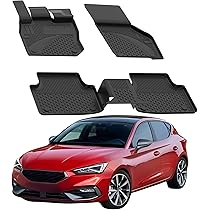 Tappetini Gomma A Nido D'Ape Per Cupra Formentor E Seat Leon E-Hybrid (dal 2020) - Set 4 Pezzi Antiscivolo