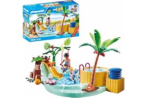 PLAYMOBIL My Life Barnpool med bubbelpool - 71529