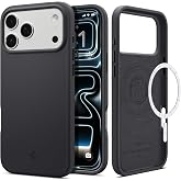 Spigen iPhone 17 Pro ile Uyumlu MagSafe Kılıf Silicone Fit Mag Fit Kaymaz Silikon Siyah Kapak - ACS09955 (Spigen TR Garantili