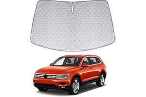 JUDANNA Car Windscreen Sun Shade Replacement for VW Tiguan 2017-2023 2024, Foldable Parasol Covers, Car Windscreen UV Protection Sun Visor Accessories (Replacement for VW)