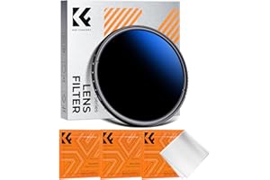 K&F CONCEPT 77mm Variable ND Filters ND2-2000, Neutral Density ND2 to ND2000 Filters for DSLR Lens Nano-coating Waterproof
