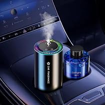 Diffuseur Parfum Voiture AI - 50ml Cologne, 3 Modes Automatique | Atomiseur Ultrasonique Batterie 500mAh