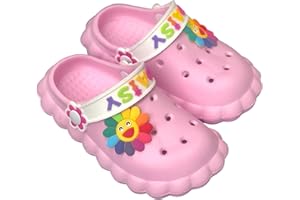 GOODEX Kinder Clogs Mädchen Kinderclogs Gartenschuhe Strandschuhe Sommerschuhe Pantoletten Pantoffeln Gartensandalen