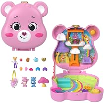 Polly Pocket - Cofanetto Giochi con l'Elefante a Tema Animali con Micro Bambole Polly, Bella e Accessori, Giocattolo per Bambini 4+Anni, GTN22