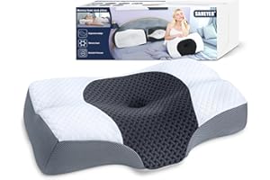 ‎SAHEYER SAHEYER Memory Foam Kissen Nackenkissen Kopfkissen, Ergonomisches Seitenschläferkissen & Orthopädisches Kissen, Nackenstützkissen Antischnarchkissen Schlafkissen für Seiten, Rücken & Bauchschläfer