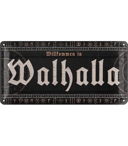 Herz Lebensbaum Holz Schild - Wikinger Wanddekoration 20cm