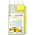 PROKLEAR WWC-AR Windshield/Plastic Treatment Anti Rain Helmet Visor Windshield Wash Additive Concentrate Helmet Visor Water Beading and Anti Wiper Judder Formula (250ml)