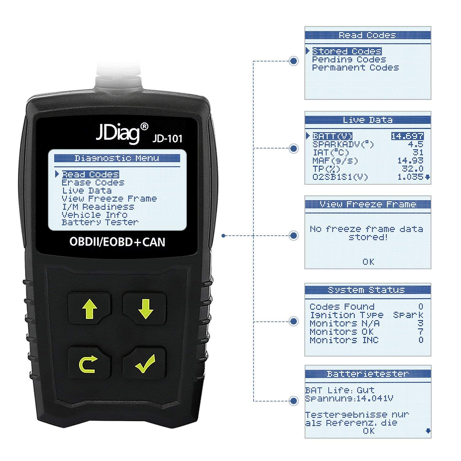 Lecteur De Code Défaut Diag Obd2 Norauto