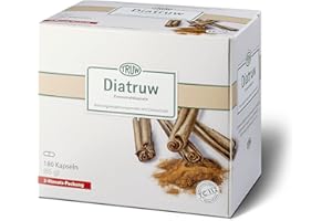 ‎DIATRUW Diatruw Zimtkapseln - Nahrungsergänzungsmittel mit Zimtextrakt aus der Cassia-Zimtrinde, 180 Kapseln