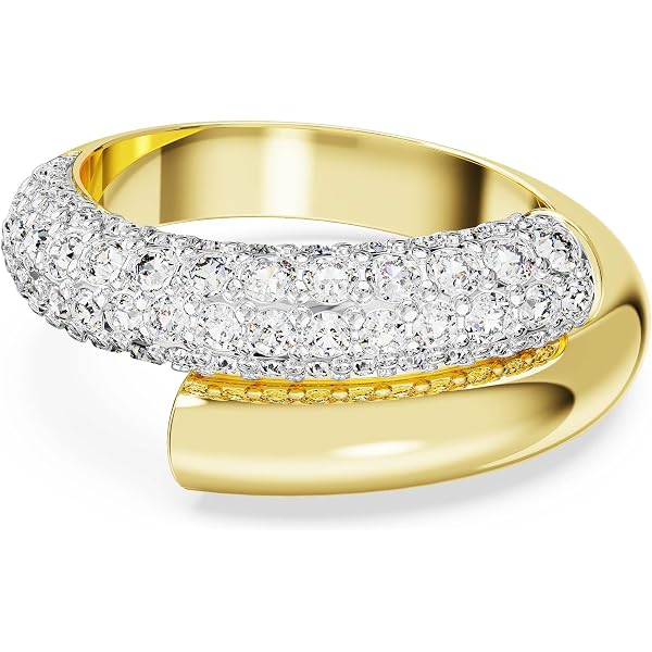 Bague Femme En Or Plaqué 750/000° - Sertie D'Oxydes De Zirconium - Taille 50 - Neuf
