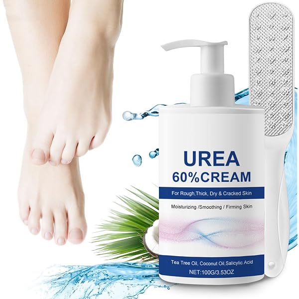 Feuchtigkeitsspendende Anti-Riss-Fußcreme – Mit Urea & Aloe Vera, 40 G, Für Sehr Trockene Füße