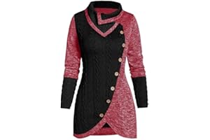 Wtouhe Noël Pull Femme Carreaux, Tee Shirt Femme Col Oblique Pullover à épaules Dénudées Noël Imprimé Manche Longue Blouse Mode Loose Chic Tops Sweat-Shirt Tunique Grande Taille Nouveau T-Shirt S-5XL