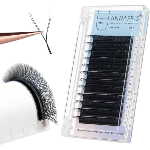 5D Wimpern-Volumen-Set – Vorgefächerte Wimpern-Cluster, 0.07mm D-Curl, Längen 8–15mm Mix, Für Natürlichen Look
