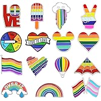 Regenboog Hartje Pin - The Pride Shop.nl