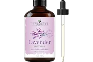 Handcraft Blends Lavender Essential Oil - Huge 118 ml - 100% Pure and Natural - Premium Grade with Glass Dropper