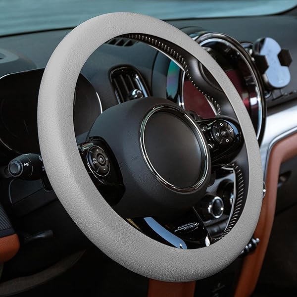 Coprivolante Auto In Silicone Nero Universale | Antiscivolo E Facile Da Pulire | 32-40cm