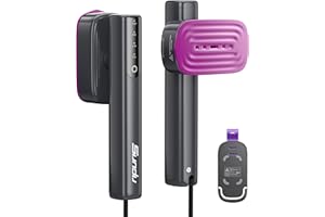 SUNDU Clothes Steamer, Steamer for Clothes, Portable 2 In 1 Travel Steamer Iron,15s Fast Heat-up, 4 Modes, LED Display, 20 Minutes of Continuous Ironing Handheld Garment Steamer for Travel and Home Grey