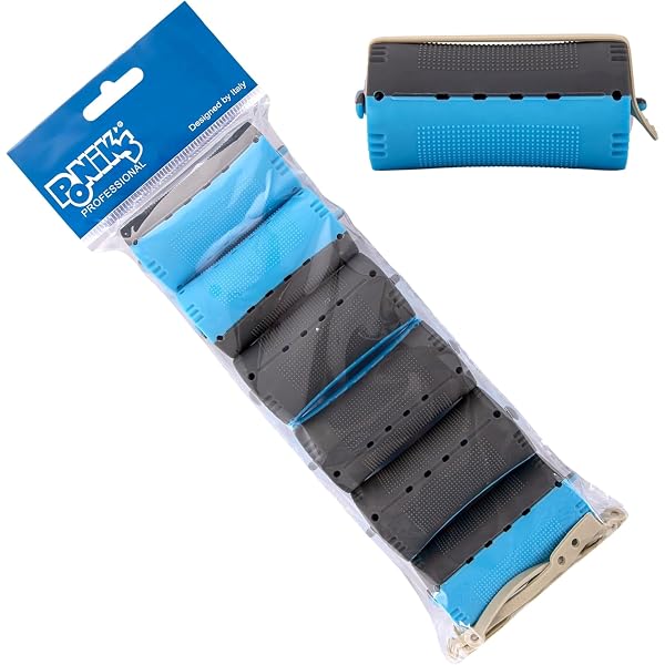 6 Lockenwickler Mit Gummiband – Heißwelle Dauerwelle Set, Größe 1 (3 Cm)
