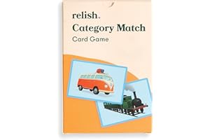 Relish - Jeu de Cartes Assortis, Grandes Images – Activités d'Alzheimer et de démence, Jouets pour Personnes âgées/âgées, Jeu 3 en 1