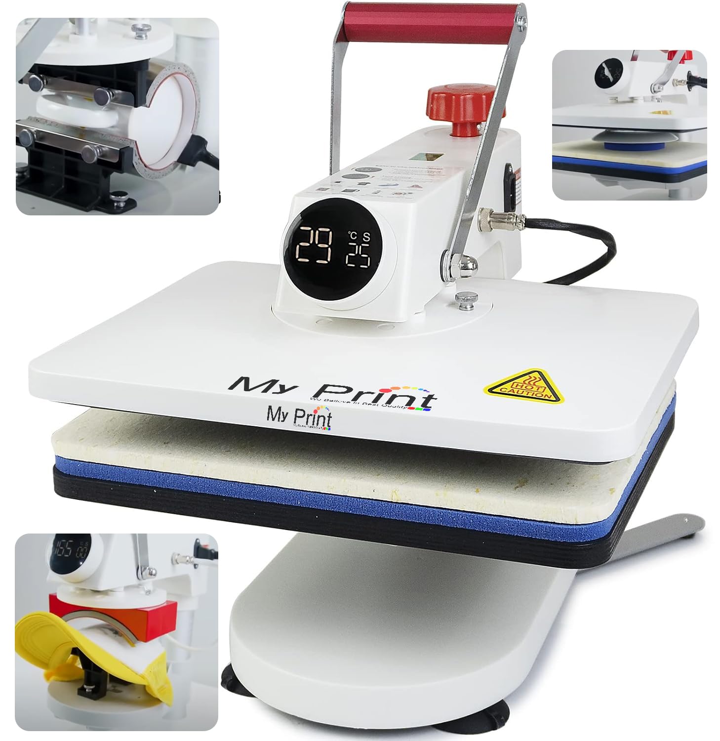 MY PRINT Heat Press 5in1 | DTF | Sublimation | Vinyl | Printing 5in1 Machine | Not for Industrial Use | Need to Assemble