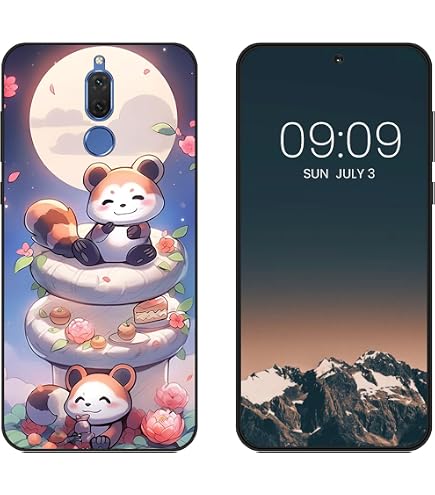 Cover Silicone TPU Trasparente Per Huawei Nova5 - Anti Urto, Anti Graffio, Con Stampa Delfini E Mare