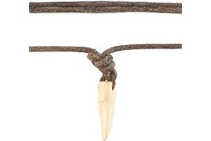 LOCAL LEAGUE Collana in Pelle da Uomo con Pendente a Punta di Freccia/a Forma di Croce/Zanna/Tavola da Surf AUSTRALIAN SURFER STYLE Corda Perizoma Regolabile per Fidanzato