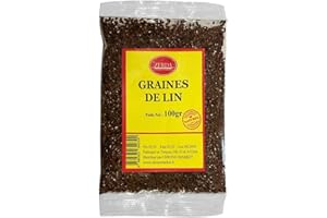 ZERDA SAVEURS D'ORIENT ZERDA® | GRAINE DE LIN 100G | HAUTE QUALITÉ | SANS COLORANT NI CONSERVATEUR | NATUREL, NUTRITION (1)