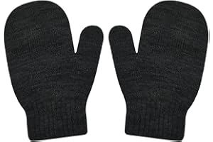 ALLY-MAGIC Toddler Knitted Mittens Magic Stretch Gloves Winter Warm Knitted Soft Baby Mittens Y6-CSLZST