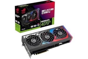 ASUS ROG Strix GeForce RTX 4070 Ti OC Edition - Tarjeta Gráfica Gaming (PCIe 4.0, 12GB GDDR6X, HDMI 2.1a, DisplayPort 1.4a)