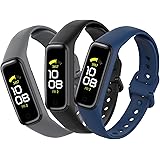 MIJOBS 3 Pezzi Cinturini Compatibili con Samsung Galaxy Fit2 Cinturino di Ricambio in Silicone Cinturino Sportivo Compatibile