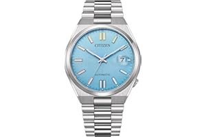 Citizen Automatyczny analogowy zegarek męski z bransoletą ze stali nierdzewnej Tsuyosa