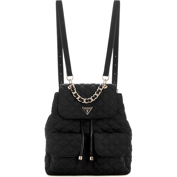 GUESS Sac à dos de loisirs gris foncé noir pour femme - Manhattan