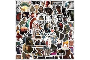 BRIC DODO Lot de 100 autocollants The Last of Us pour voiture, ordinateur portable, téléphone, guitare, skateboard, moto, vélo, TV - En vinyle imperméable - Pour adolescents, enfants, adultes