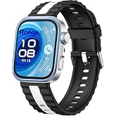 Rongep Huawei Watch Fit 4/4 Pro/Fit 3 ile Uyumlu Dual Color Loop Silikon Kordon Premium Yumuşaklıkta Bileği Rahatsız Etmeyen 